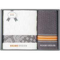 ＢＥＡＭＳ　ＤＥＳＩＧＮ　バス・フェイスタオルセット
