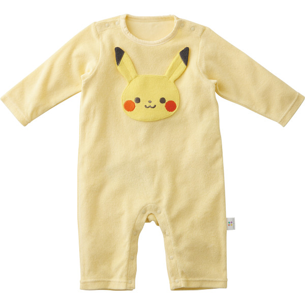 モンポケ　ピカチュウパイルカバーオールのサムネイル画像1