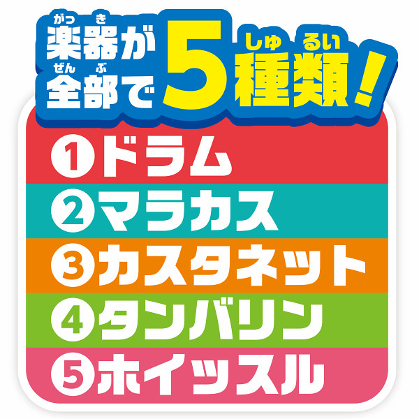 アンパンマン　うちの子天才楽器セットのサムネイル画像1