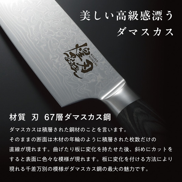 煌刃乃波　ダマスカス包丁セットのサムネイル画像4