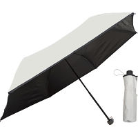 裏黒コーティング　裾パイピング５５ｃｍ晴雨兼用傘
