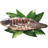佐藤水産 北海道産 銀毛新巻鮭姿切身(半身)
