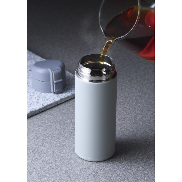モルン　軽量ワンタッチステンレスボトル（３５０ｍｌ） クールグレイのサムネイル画像7