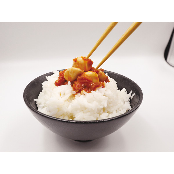 炭火焼肉たむらのお肉の入ったにんにく肉味噌のサムネイル画像1