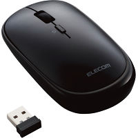 エレコム　ＢｌｕｅＬＥＤマウス　薄型　無線　４ボタン