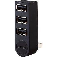 エレコム　ＵＳＢＨＵＢ２．０　バスパワー　直挿し　３ポート