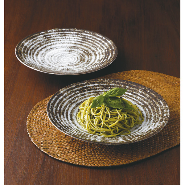 世界のありがとうに包まれたパスタ皿ペアのサムネイル画像1