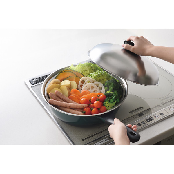 ベルフィーナ　プレミアム深型（２４ｃｍ）蒸し器セットのサムネイル画像2