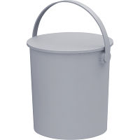 座れるバケツ型収納ボックス（２０ｌ） ライトグレー 