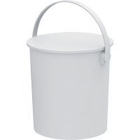 座れるバケツ型収納ボックス（２０ｌ） ホワイト 