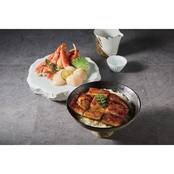 ずわいがにとうなぎとほたてセット（計２．２ｋｇ）のサムネイル画像1
