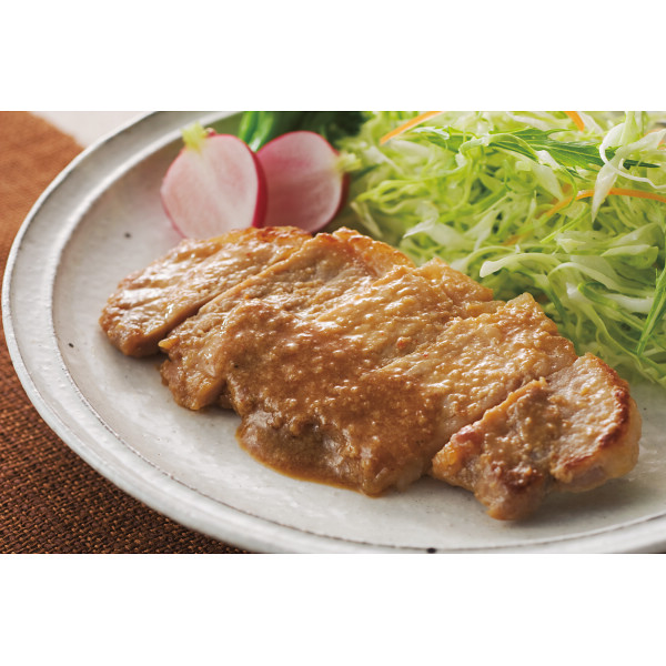 京の味付け焼肉　国産豚ロース西京味噌仕立て（３枚）のサムネイル画像1