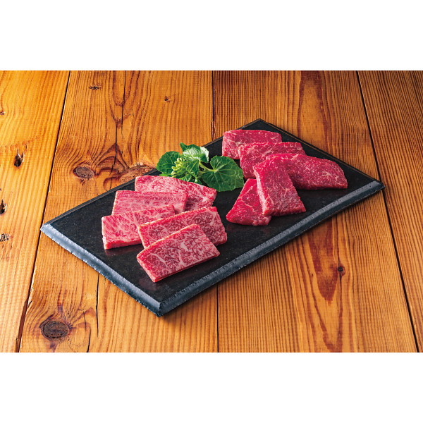 東北産黒毛和牛　モモ又はカタ・肩ロース　焼肉味くらべ（計８３０ｇ）のサムネイル画像1