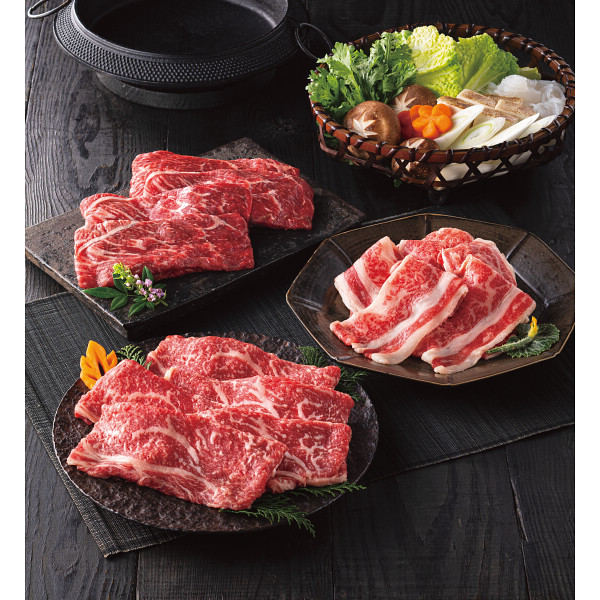 青葉牛　すき焼き味くらべ（３種）（計８２０ｇ）のサムネイル画像1
