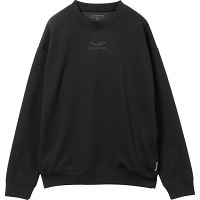 シックスパッド　リカバリーウェア　クルーネック Ｌサイズ／ブラック