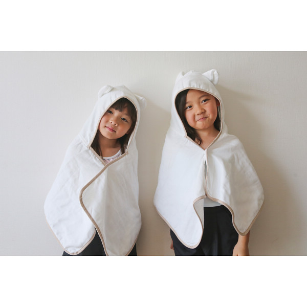ｓａｍｐｏ－さんぽ－　オーガニックバスポンチョ ねこのサムネイル画像4