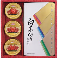 白子のり　のり・かに缶詰合せ