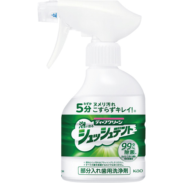 花王　ディープクリーン　シュッシュデント部分入れ歯用洗浄剤　本体（２７０ｍｌ） やさしいミントの香りのサムネイル画像1