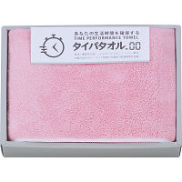生活時間を確保するタイパタオル　スリムバスタオル ピンク 