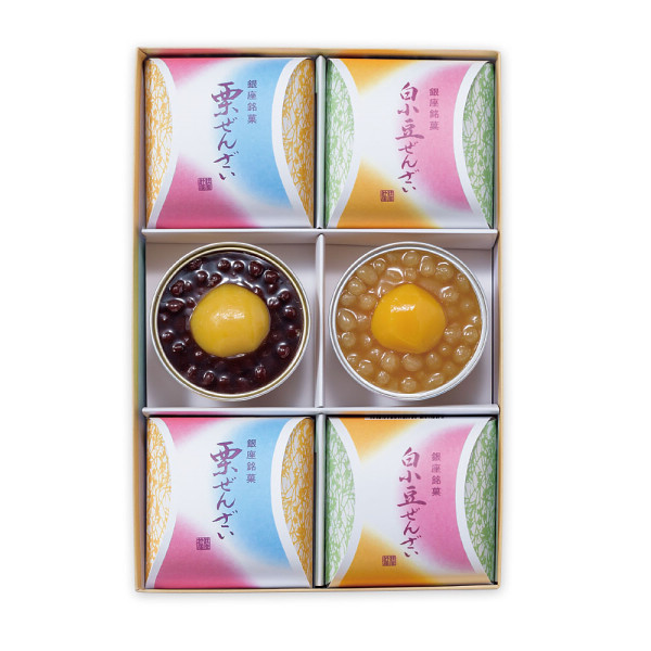 銀座鈴屋　ぜんざい詰合せ（６個）のサムネイル画像1
