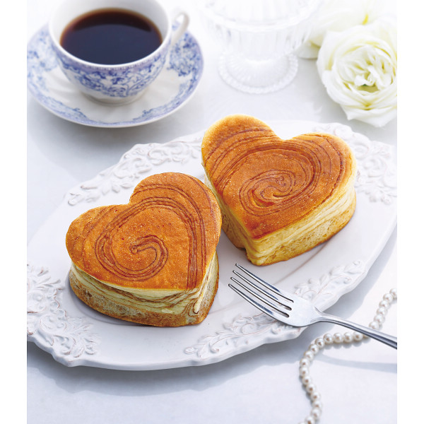 ハートデニッシュ＆カフェセットのサムネイル画像1