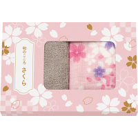 さくら　ガーゼパイルハンカチとマイクロファイバークロスセット