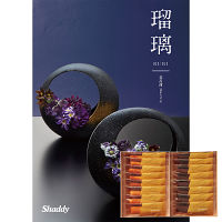 ヨックモック＆カタログギフト　瑠璃（花菖蒲）セット