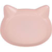 キャッテ　ねこ　抗菌ランチプレート ピンク 