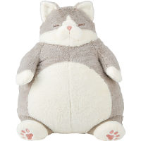 ねこ肯定感抱きまくらＬ はちわれのかつお 