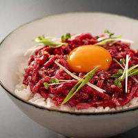 岡山黒毛和牛生ハムユッケセット２００ｇ