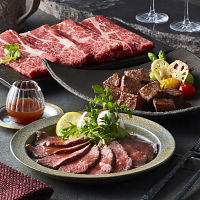 大阪「Teppan×Wine堀」アンガス牛3種セット