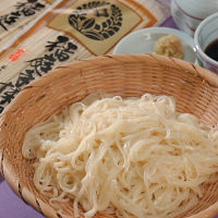 秋田「京家」稲庭手揉饂飩