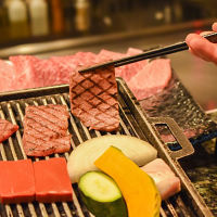 滋賀「松喜屋」近江牛あみ焼肉