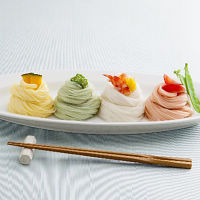奈良「池利」夏野菜を使った三輪素麺