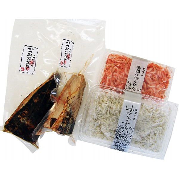 「石原水産」静岡県産鰹たたき＆桜えび＆しらすセットのサムネイル画像1