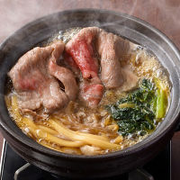 宮城特上仙台牛牛すき手延べうどん2食