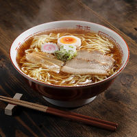 「河京」喜多方ラーメンとチャーシュー炊き込みご飯セット