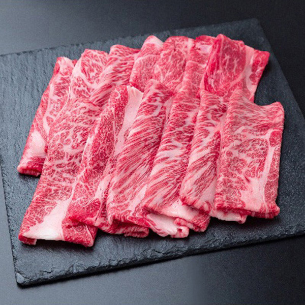 宮崎県産霧峰牛（交雑種）肩ロースすき焼き用（６００ｇ）のサムネイル画像1
