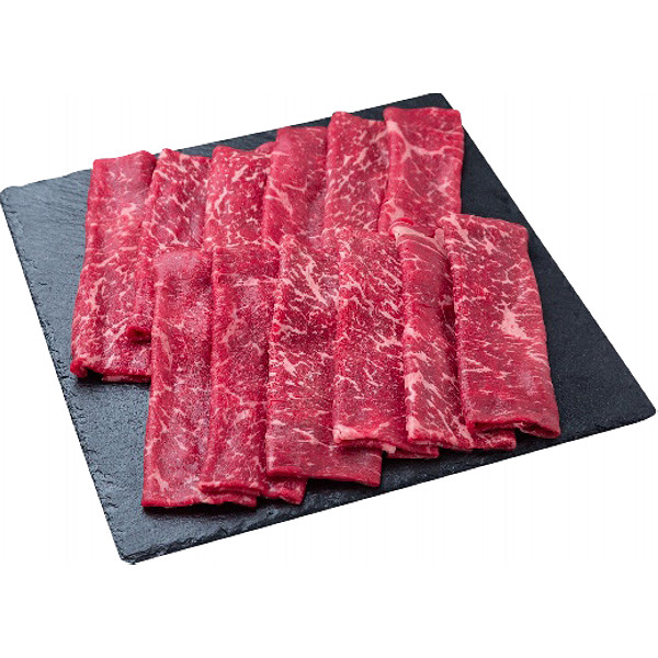 宮崎県産霧峰牛（交雑種）赤身モモすき焼き用（５００ｇ）のサムネイル画像1