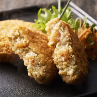 大阪「洋食Revo」エビクリームコロッケ(油調済)