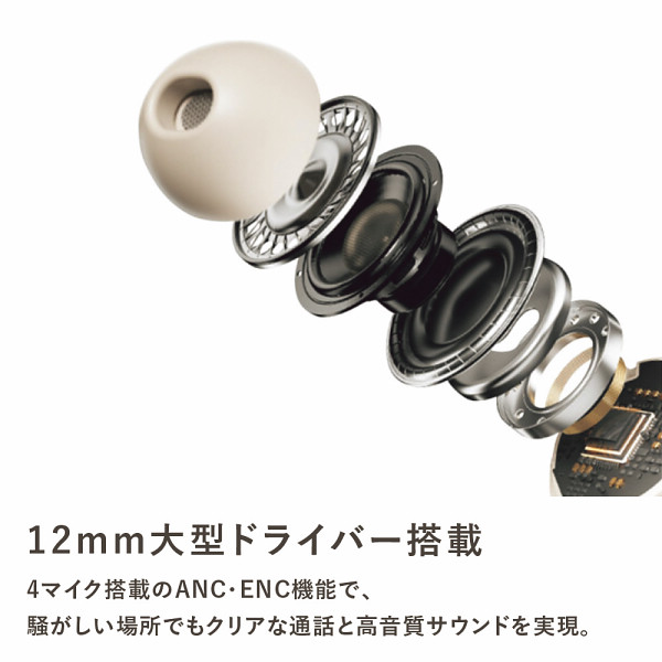 ＨＡＶＩＴ　完全ワイヤレスイヤホン グレーのサムネイル画像4
