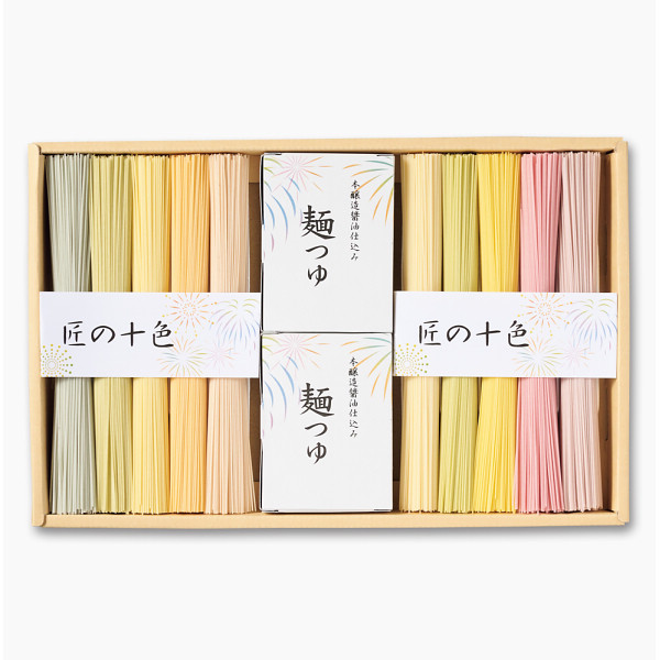【母の日専用】三輪素麺　匠の十色のサムネイル画像1