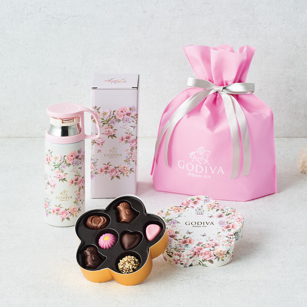 ゴディバ　マザーズデースペシャルギフト　チョコレート＆ボトルセット
